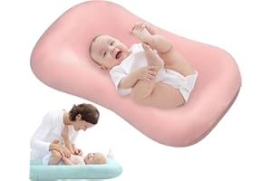 Jeeeun Baby Lounger, 2024 New Soft & Breathable Cotton Snuggle Organic Lounger for Baby Bed in Bed (Pink)