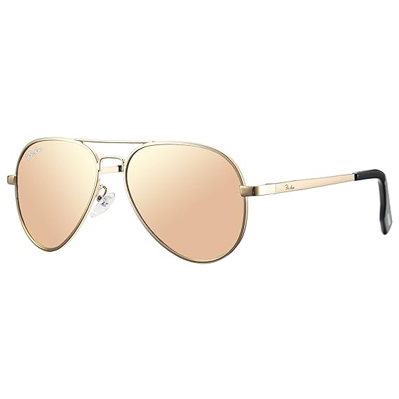 small mirrored aviator sunglasses