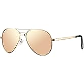 Pro Acme Kids Aviator Sunglasses for Boys Girls, Polarized Small Face for Youth Juniors Age 3-18, with Two Sizes 50MM 52MM