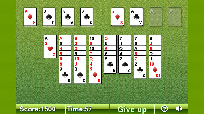 программа для создания карточной игры. пасьянс solitaire. солитер расклад.