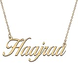 HUAN XUN Customized Custom Simple Any Name Necklace