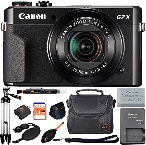 Canon Powershot G7 X Mark II 20.1MP 4.2X Optical Zoom Digital Camera and Built-in WiFi/NFC (Advanced Bundle)