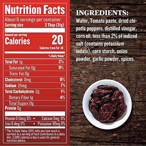 EMBASA Chipotle Peppers in Adobo Sauce, 7 Oz Can (12pack) Pricepulse