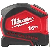 Milwaukee measure tape TAPE MEASURE AUTOLOCK 16FT