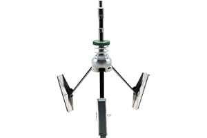 YOTOO Engine Cylinder Hone Tool Adjustable Deglazer 2"-7" Diameter 4" Long Green Stones 220 Grit