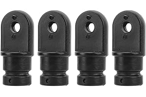 4 Pcs Bimini Top Fitting Nylon Eye End Top Bimini Top Hardware Cover Cap for Marine Boat