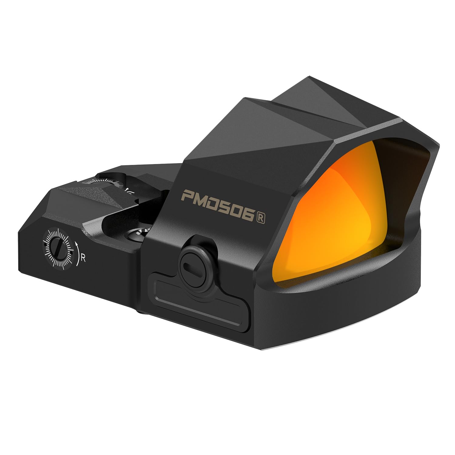 Photo 1 of VOTATU PMD506-R 2 MOA Dot 64 MOA Circle Red Dot Sight with Doctor Cut, Multiple Reticle Reflex Sight for Pistol, Picatinny Mount Included