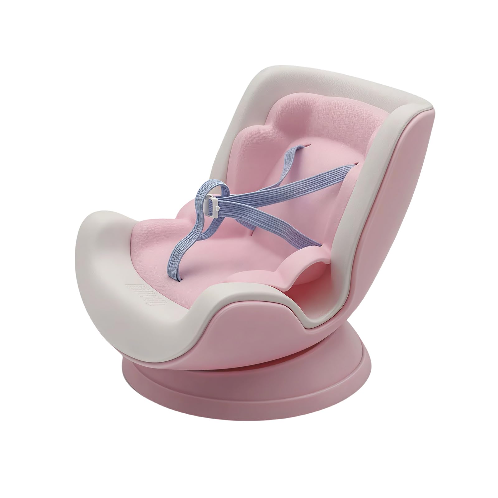 Photo 1 of Pink 17cm Dolls Car Seat Accessories for 17cm Dolls, Doll Car Seat with Clip onto Car Air Vent, Multi-Angle Air Vent Mount & Desktop Stand, Fun Pink Gift for Fans (NO Doll) (Pink&White)