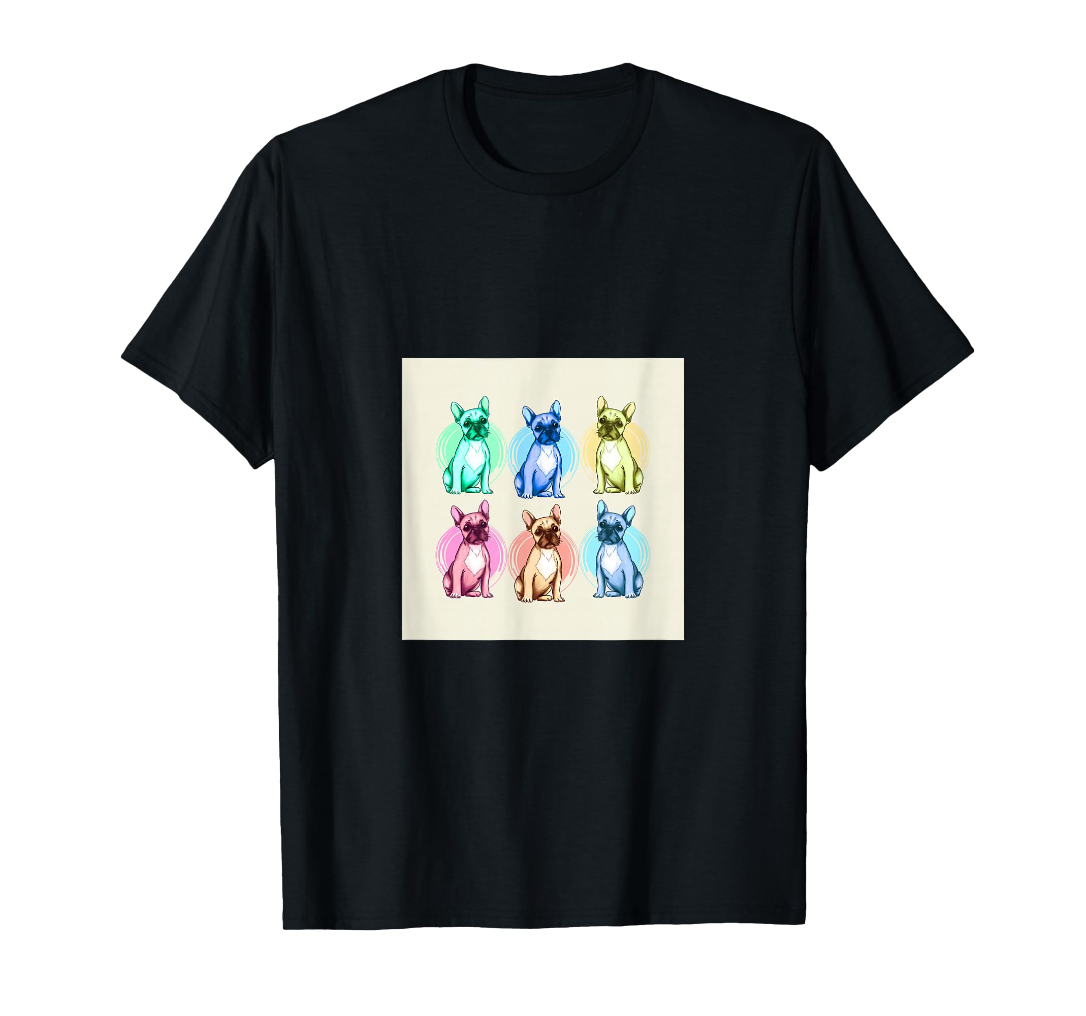 Dog French Bulldgo Pattern Owner Gift - Home Decor T-Shirt
