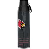 Tervis Venture Water Bottle Louisville Cardinals - Full Speed Triple Insulated Tumbler Travel Cup Keeps Drinks Cold & Hot, 26oz, Stainless Steel