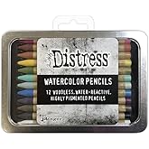 Ranger Tim Holtz Distress Watercolour Pencils Set 1-12 pcs