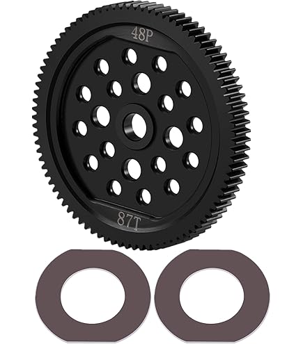 Amazon.com: Hot Racing STE872 TG Red Steel Spur Gear 72T 48P