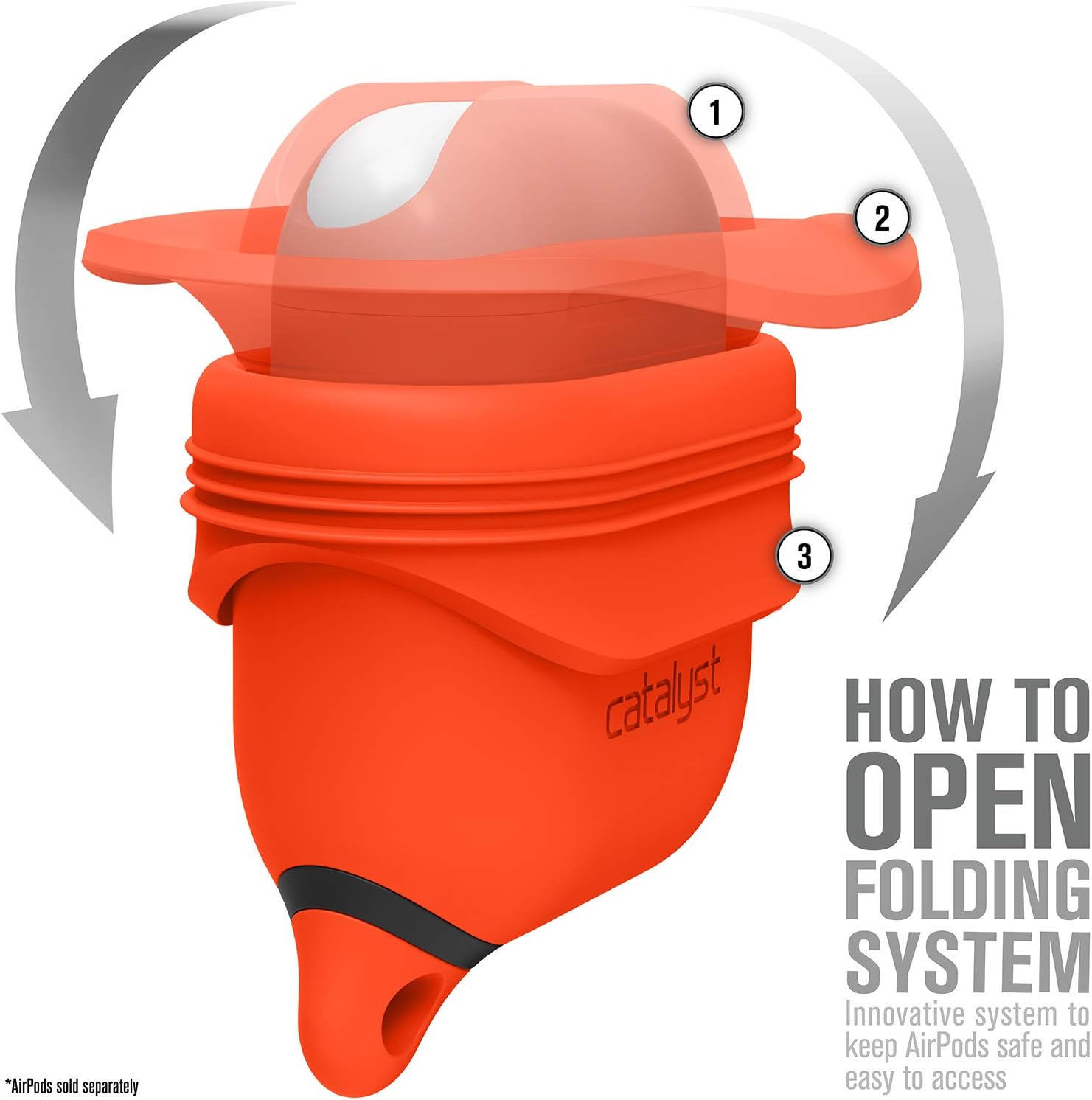 Catalyst Waterproof Case for AirPods 2nd Generation and AirPods 1st Generation - Image 3