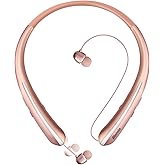 Neckband Bluetooth Headphones, Bluetooth 5.4 Wireless Headphone with Retractable Earbud,CVC8.0 Noise Cancelling, 16Hrs Playtime, Around The Neck Headphones Stereo Headset for Music, Conference, Videos