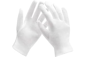 ENPOINT Archival Photo Gloves, Cotton Work Gloves for Handling Art Working Photography Men & Women for Handling Jewelry, Film