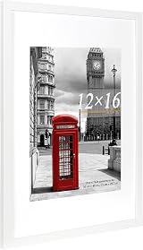 Scholor Tree 12x16 Inch Picture Frame Set of 3 White Plastic Wall Mountable view 6