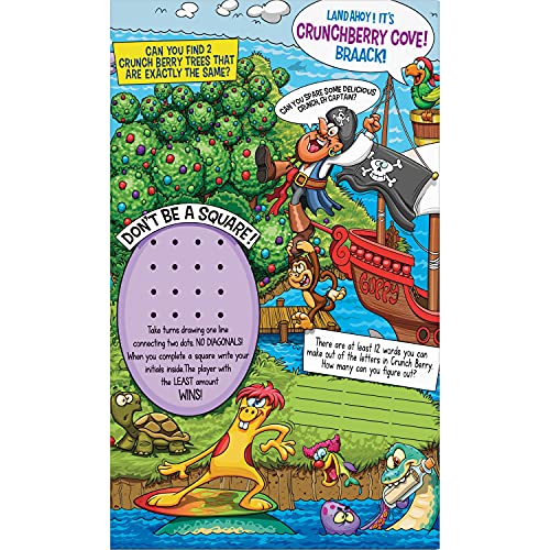CAP’N CRUNCH CEREAL, CRUNCH BERRIES, 16.8OZ BOX