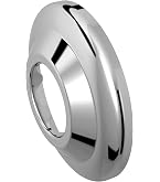 Moen 63-F Donner Shower Rod Flange Set – Chrome Finish, 2-Pack, Exposed Screw Mount, Fits 1” Rods