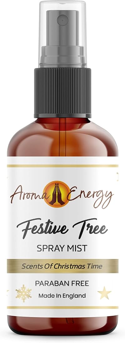 Aroma Energy Christmas Tree Fragrance Oil Room Spray 10ml - Festive Scent