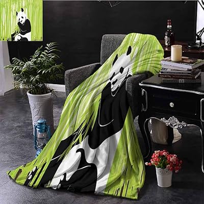 Soft Throw Blanket, Easy Care Animal Decor Panda Nigeria Ubuy