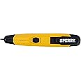 Sperry Instruments VD6508 Detector with Flashlight,cETLus Listed Lifetime, Warranty, 1, 5 Clams/Master Non-Contact Voltage Tester, Yellow