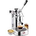 La Pavoni PC-16 Professional Espresso Machine - 16-Cup Capacity Lever Espresso Maker - Chrome Finish- Solid Brass 38oz Boiler - Dual Frothing Systems & Mounted Pressure Gauge - Made in Italy