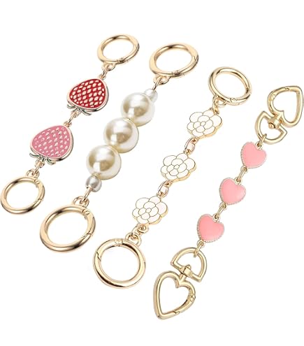 3 PCS Cute Bow Keychains For Women - Adorable Purse Charms For Keys, Handbags, Backpacks | Great Gift Idea For Her