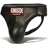 Ringside Boxing Groin Protector with Abdominal Padding | Lightweight synthetic leather guard with an adjustable lace-up closure and a high-cut design for maximum ring mobility