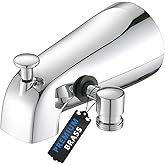 PROOX All Metal Tub Spout with Diverter Chrome, Diverter Tub Spout for Hand Shower