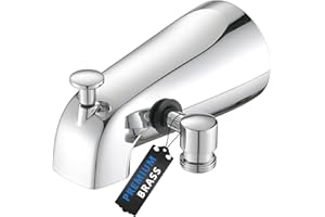 PROOX All Metal Tub Spout with Diverter Chrome, Diverter Tub Spout for Hand Shower