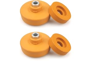Quaneguzy Shock Bushing Sleeve Kit Fit for Mini Cooper 2002-2014 Replace 33526754123 33526754124 Rear Upper Shock Mount Bushing Polyurethane Material 2 Kit