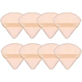 8 Pieces Triangle Powder Puff Face Soft Triangle Makeup Puff Velour Cosmetic Foundation Blender Sponge Beauty Makeup Tools