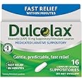 Dulcolax Suppositories 16 Each (Pack of 3)