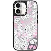 CASETiFY Mirror iPhone 17 Case [Reflective/Compatible with Magsafe / 4.9 ft. 1X Military Grade Drop Protection] - Sweetheart Mix - Silver On Black