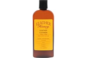 Leather Honey Leather Cleaner - Quality Leather Care, Since 1968 - Leather Cleaner for Auto Interiors, Furniture, Shoes, Bags