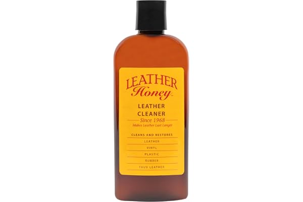 Leather Honey Leather Cleaner - Quality Leather Care, Since 1968 - Leather Cleaner for Auto Interiors, Furniture, Shoes, Bags