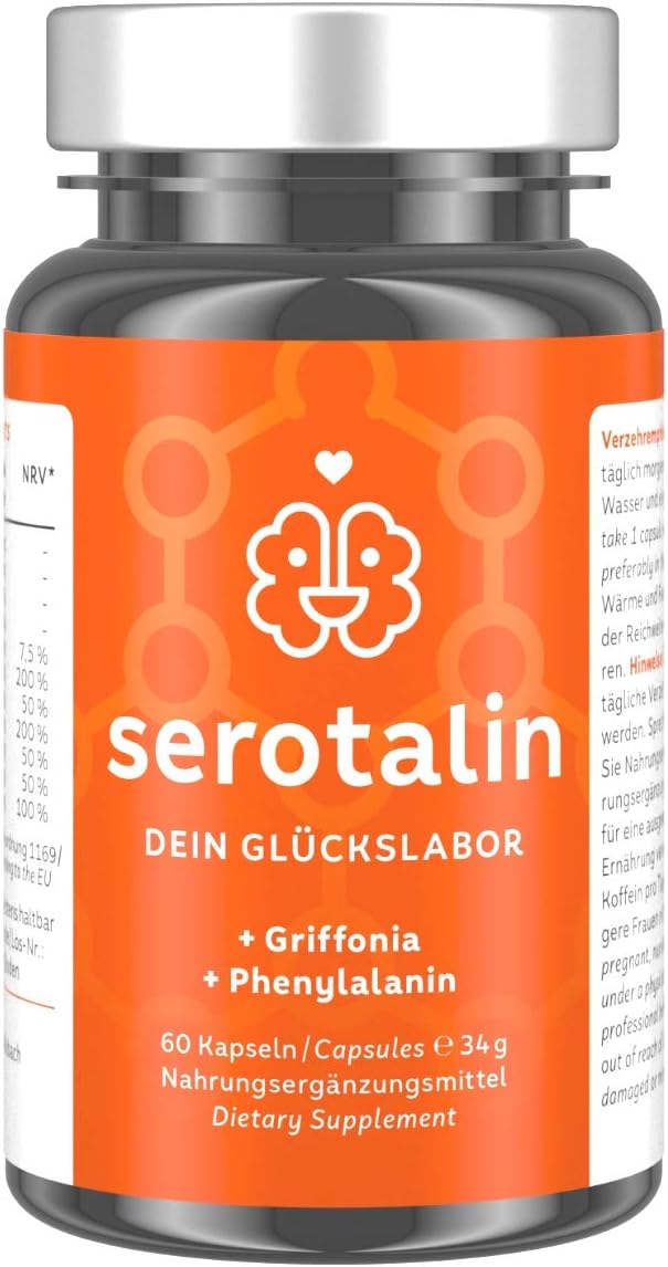 serotalin Active Brain Performance (Formerly Happy Energy), Black, 60 count (Pack of 1)