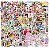 Sticker Decals(400pcs),Sanmatic Laptop Vinyl Stickers for Waterbottles,Skateboard,Luggage,Motorcycle,iPhone,MacBook,Wall,DIY Party Supplie Patches Cool Decal