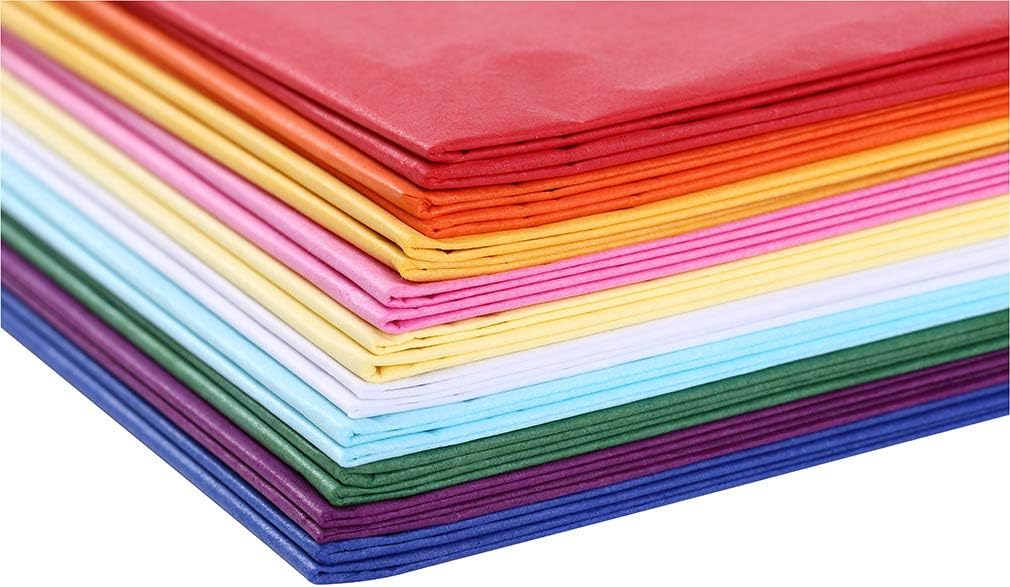 Tissue Paper Bulk for Gift Bags,Gift Wrapping,Art & Crafts,Flowers,Party Decoration,and DIY Projects,20 x 26 inches（200-Sheets） (200): Arts, Crafts & Sewing