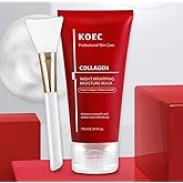 BEAUTIVANA KOEC Collagen Night Wrapping Moisture Mask with Triple Collagen and Niacinamide, Professional Skin Care for Elasticity and Hydration, 2.54 fl.oz