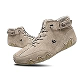 JishinGal Men's Suede Chukka Boots Lightweight