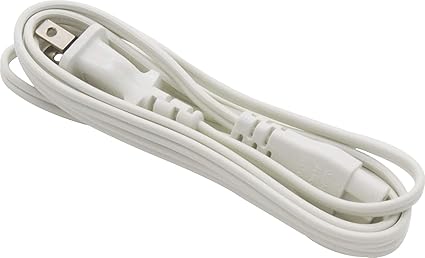 Amazon Co Jp オーディオファン 電源ケーブル メガネケーブル 1 8m Ps4 Ps3 Ps2 Ps Vita Psp ホワイト 1点 パソコン 周辺機器