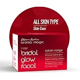 Aroma Magic Bridal Glow Facial Kit | 7-Step Facial for Radiance &amp; Glowing Skin | Revitalizes Dull Skin &amp; Deeply Nourishes | Salon-Quality Bridal Skincare at Home | Suitable for All Skin Types