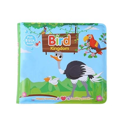 VIPECO Bath Books Baby Educational Toy EVA Tearing Resistance Books (Bird A527) Reliable Quality and Durable