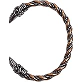 LANGHONG Stainless Steel Viking Bracelet Men's Cuff Bracelet For Men Talisman Jewelry