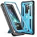 YOUMAKER Designed for Galaxy S9 Plus Case, Heavy Duty Protection Kickstand with Built-in Screen Protector Shockproof Case Cover for Samsung Galaxy S9 Plus 6.2 inch - Blue