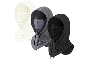 CMONIE Balaclava with Nose Mesh Sun UV Protection Hood Breathable Full Head Mask Face Cover for Men Women Motorcycle Cycling