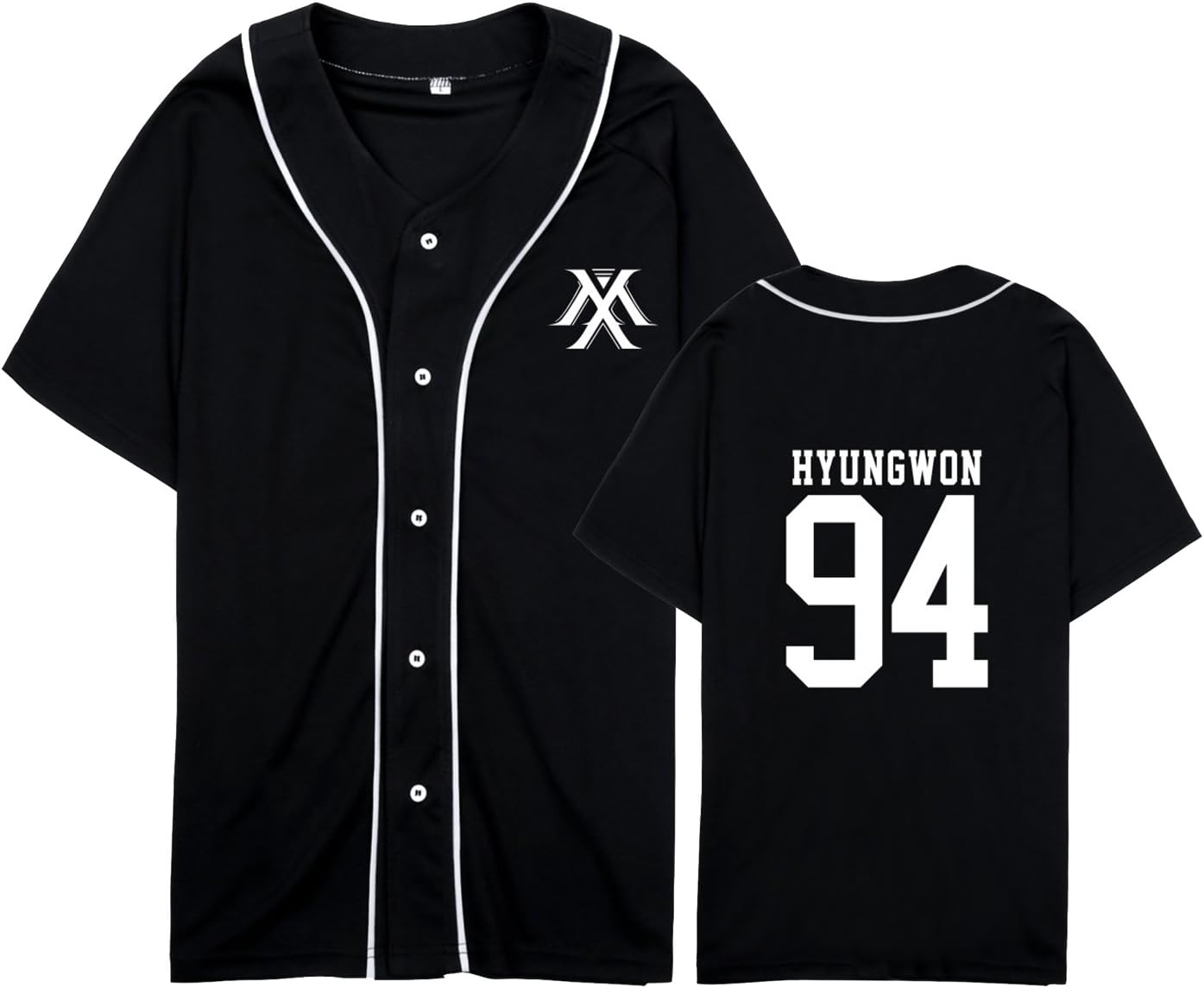 babyhealthy Kpop Monst Hip-hop Shirt IM Jooheon Wonho Shownu Baseball Shirt