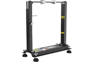 TANFIX Motorcycle Wheel Balance Stand, Heavy-Duty Single-Axle Wheel Balancing Tool for Static & Dynamic Tire Alignment