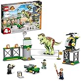 LEGO Jurassic World T. rex Dinosaur Breakout Toy 76944, Dino Toys for Preschool Kids, Boys and Girls Aged 4 Plus, with Airpor